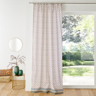 La Redoute Ditsy Knotted 100% Cotton Curtain