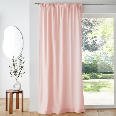 La Redoute Scenario Cotton Curtain with Gathered Header