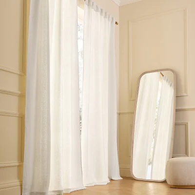 La Redoute Belvini Curtain in Fleece with Hidden Tabs
