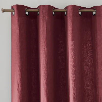 La Redoute Onega Washed Linen Curtain with Eyelets