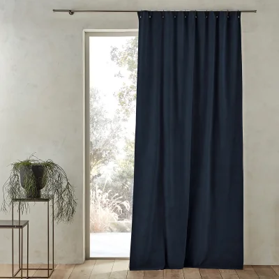 La Redoute Lavezzi Single Velvet Curtain with Little Eyelets