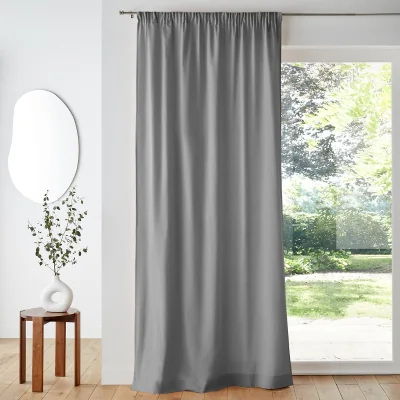 La Redoute Scenario Cotton Curtain with Gathered Header