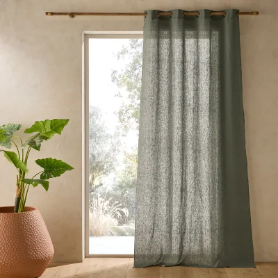La Redoute Romane Washed Linen Curtain