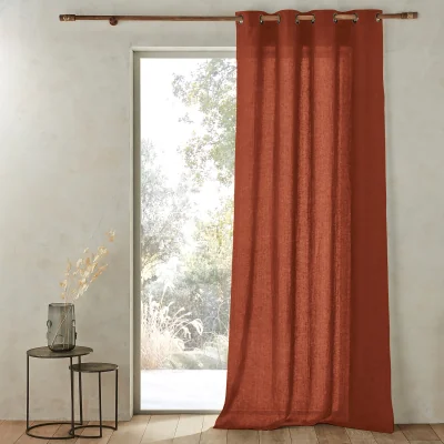 La Redoute Romane Washed Linen Curtain
