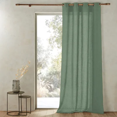 La Redoute Romane Washed Linen Curtain