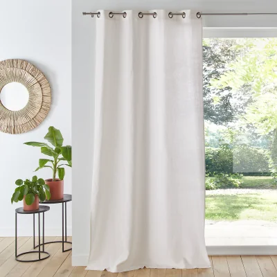 La Redoute Onega 100% Washed Linen Curtain with Eyelets