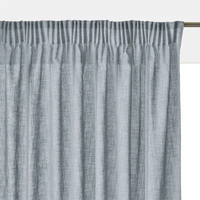 La Redoute Nyong Linen-Effect Radiator Curtain with Gathered Braid