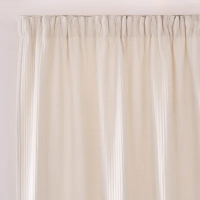 La Redoute Carly Corduroy Pencil Pleat/Wave Header Curtain