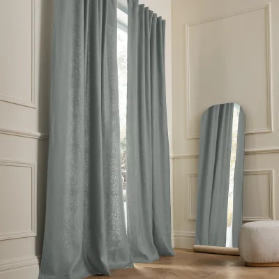 La Redoute Private Curtain in Lined Washed Linen with Concealed Tabs
