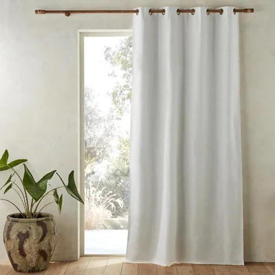 La Redoute Colin Grommet Blackout 100% Linen Curtain