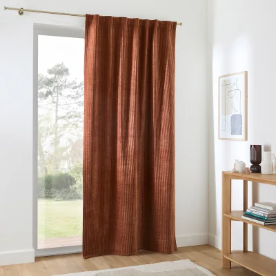 La Redoute Carly Corduroy Curtain with Concealed Tab Top