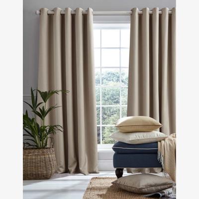 Marks & Spencer Laura Ashley Stephanie Eyelet Blackout Curtains Natural
