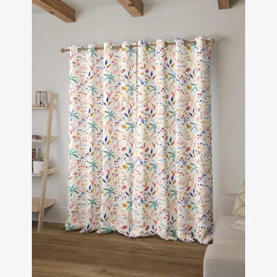Marks & Spencer M&S Mixed Floral Eyelet Blackout Curtains - WDR90 - White, White