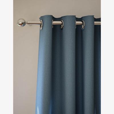 Marks & Spencer M&S Brushed Eyelet Blackout Temperature Smart Curtains - EW90 - Blue, Blue,Cream,Terracotta,Charcoal Mix