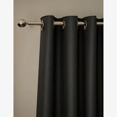 Marks & Spencer M&S Collection Velvet Eyelet Ultra Thermal Curtains - WDR90 - Charcoal, Forest Green,Champagne,Navy,Charcoal,Bronze,Light Grey,Green,Rust