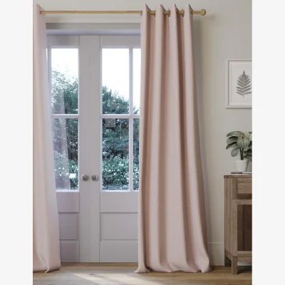 Marks & Spencer M&S Brushed Eyelet Blackout Thermal Curtains Blush