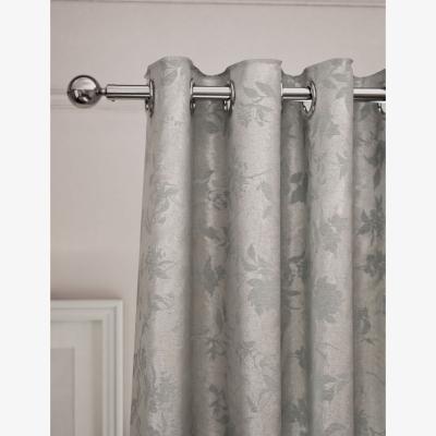 Marks & Spencer M&S Chenille Floral Eyelet Curtains - WDR54 - Grey Mix, Grey Mix