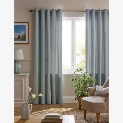 Marks & Spencer Laura Ashley Saltair Eyelet Curtains Cream