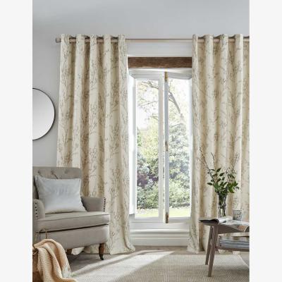 Marks & Spencer Laura Ashley Pussy Willow Eyelet Curtains Grey Mix