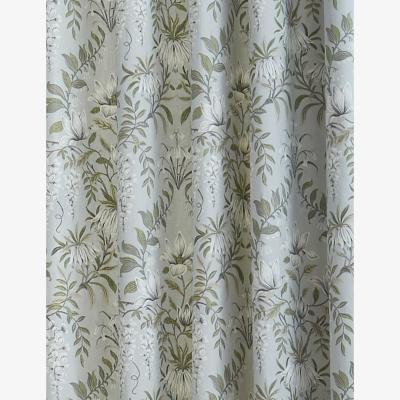 Marks & Spencer Laura Ashley Parterre Pure Cotton Floral Eyelet Curtains Green Mix