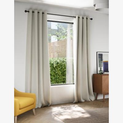 Marks & Spencer M&S Dottie Jacquard Eyelet Blackout Curtains - WDR72 - Natural, Natural
