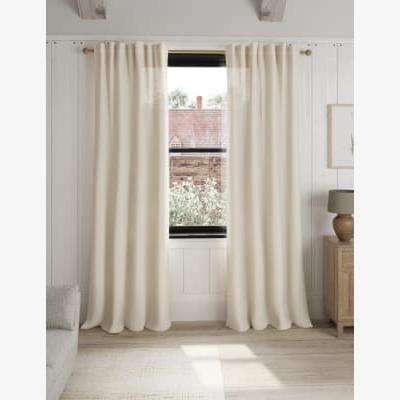 Marks & Spencer M&S Sheer Linen Look Multiway Curtains - WDR54 - Natural, Natural