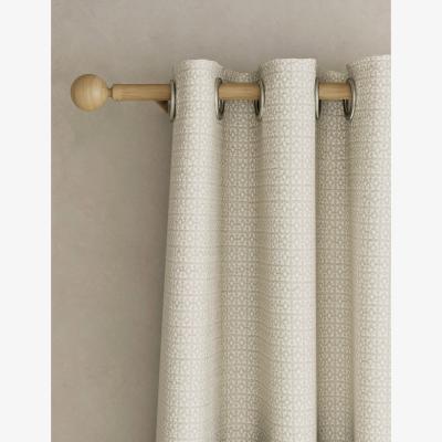 Marks & Spencer M&S Collection Chenille Geometric Curtains - NAR54 - Neutral, Neutral,Green