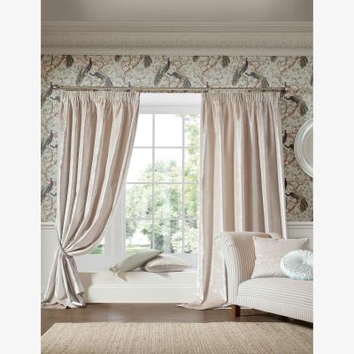 Marks & Spencer Laura Ashley Loretta Pencil Pleat Curtains Beige