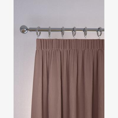Marks & Spencer M&S Velvet Pencil Pleat Curtains Soft Pink