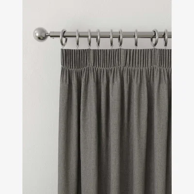 Marks & Spencer M&S Brushed Pencil Pleat Blackout Thermal Curtains Seafoam