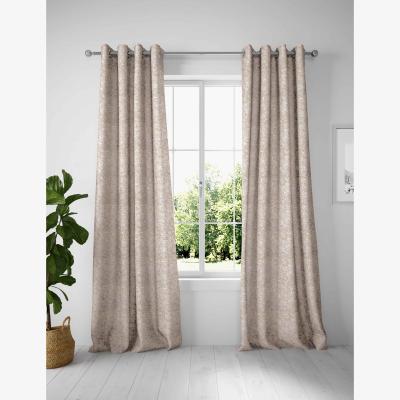 Marks & Spencer M&S Cotton Blend Foil Texture Eyelet Curtains Duck Egg