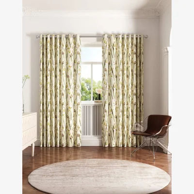 Marks & Spencer Ted Baker Wild Iris Lined Curtains Cream