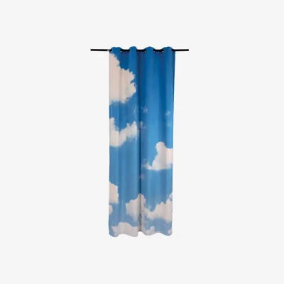 Made in Design Curtain Toiletpaper - Clouds Right textile / 140 x 280 cm - Polyester - Seletti
