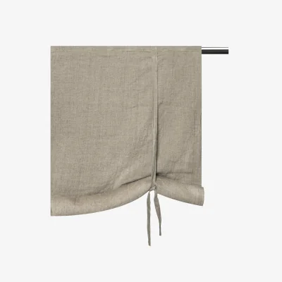 Nordic Nest Sunshine 18th century curtain with channel natural 130x120 cm