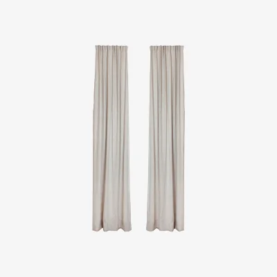Nordic Nest Sunshine curtain with tie 140x290 cm Oatmeal (nature)
