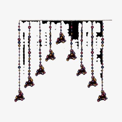 Downtown Premier FlexiBright Reindeer Curtain Rainbow 1.2m - Multicolour