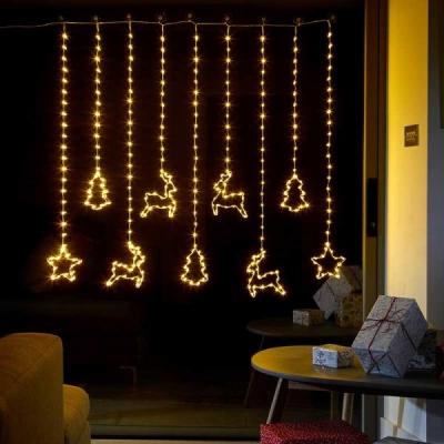 Downtown Smart Garden Festive Curtain Lights - Warm White