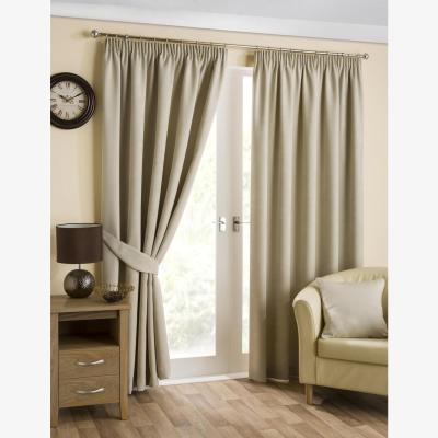 The Range Belvedere Pencil Pleat Curtains - Natural