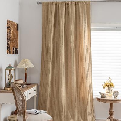 The Range Retro Chenille Window Curtain - Yellow / 160cm