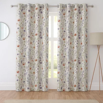 The Range Hampshire Eyelet Curtains - Multi / 229cm / 168cm