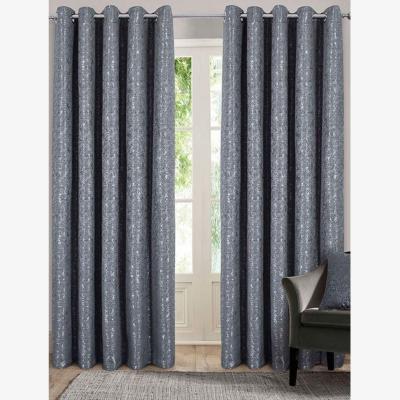 The Range Nova Eyelets Lined CurtainsCharcoal(90in x 46in) - Charcoal