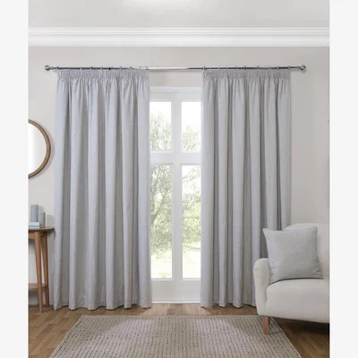 The Range Hadleigh Thermal Curtain - Blue / 168cm / 137cm
