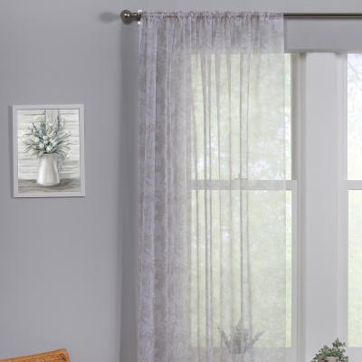 The Range Dixie Voile Slot Top Panel - Yellow / 206cm