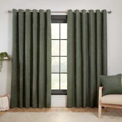 The Range Aspen Blackout Curtain - Green / 168cm / 229cm