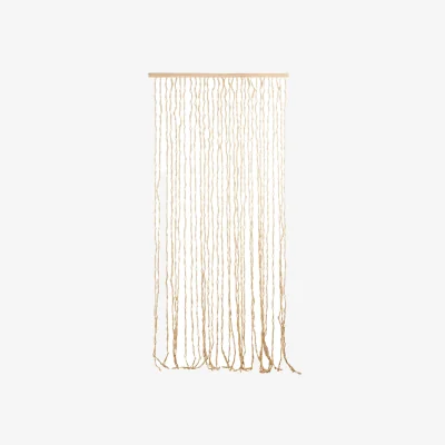 The Range Knotted Door Curtain - Natural