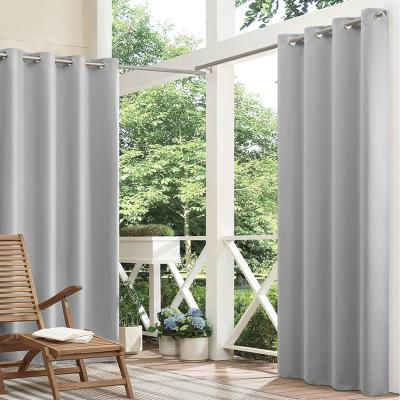 The Range Outdoor Waterproof Blackout Curtains - Grey