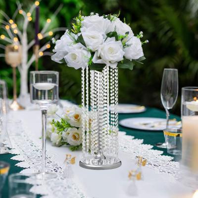 The Range Crystal Beaded Curtain Tabletop Ornament - Silver