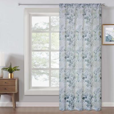 The Range Amber Leaf Voile Slot Tops - White / 122cm