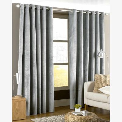 The Range Imperial Fully Lined Eyelet Curtains - Silver / 183cm