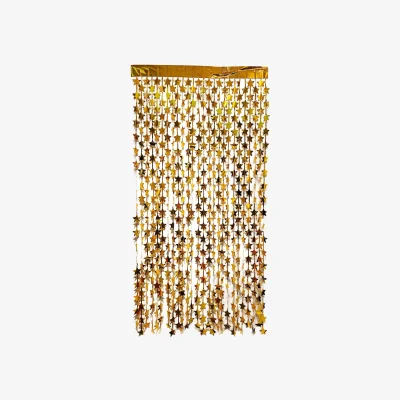 The Range Gold Star Door Curtain  - Gold